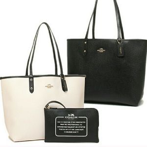Authentic Reversible Coach Tote Bag